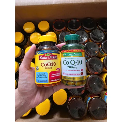 CAM KẾT CHÍNH HÃNG MỸ Viên U bổ tim mạch CoQ10 Nature Made 200MG