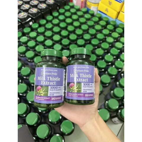 CHÍNH HÃNG Thải độc gan MILK THISTLA EXtract 180viên của Mỹ