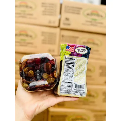 HÀNG LOẠI 1 Nho Khô Sunview raisins california grown medley grapes 425g trái to
