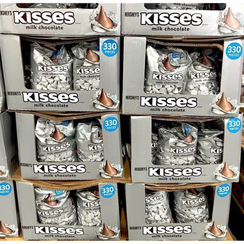 Kẹo socola kisses Ú bạc gói 1.58kg  330 viên của Mỹ