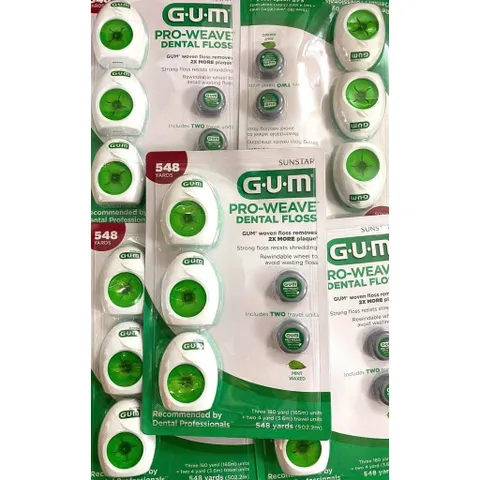 Set tăm chỉ Gum Pro-Weave Dental Floss SUNSTAR CHÍNH HÃNG MỸ