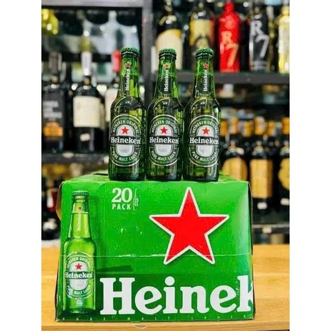Bia Heineken Pháp 1 thùng có 20 chai DATE 7/25 CAM KẾT CHÍNH HÃNG