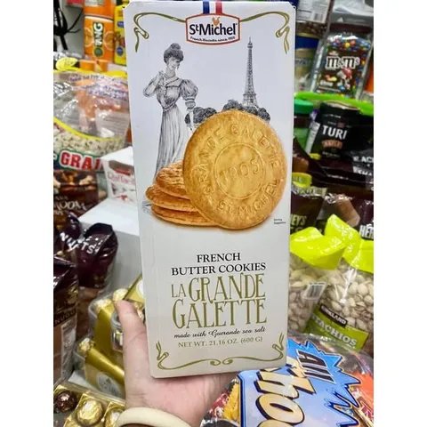 CHÍNH HÃNG Bánh quy bơ Pháp La Grande Galette French Butter Cookies 600gr