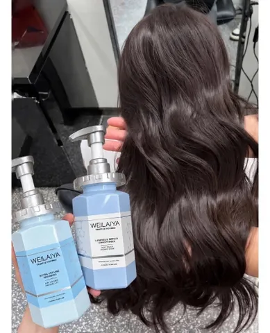 Bộ Dầu Gội Xả Nấm Truffle Weilaiya Extra Volume & Luminous Repair Giảm Dầu Thừa, Phục Hồi Giúp Phồng Tóc [hàng nhập khẩu full vat]