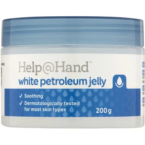 Sáp Dưỡng Ẩm Petroleum Jelly Dạng Hũ 200g Help@Hand White Petroleum Jelly