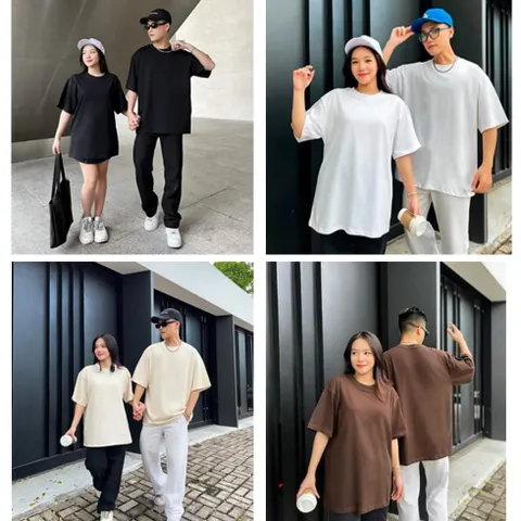 Áo Thun form rộng Tay Lỡ  BASIC TEE nhiều màu chất cotton 100% đl 250gsm