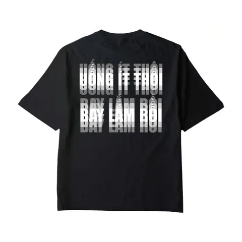 Áo thun form rộng tay lỡ  nam nữ unisex UỐNG ÍT THÔI  hottrend  2026 chất cotton cao cấp đl 260gsm