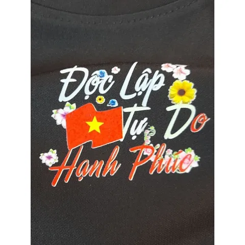 Áo thun form rộng Trend yêu nước  ĐỘC LẬP TỰ DO HẠNH PHÚC  Trái Tim Hướng Về VN  Tay Lỡ Vải Cotton 2 chiều Full Tag