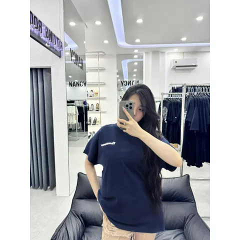 Áo thun form rộng Tay Lỡ Nam NữThemeswear  2025 , Áo Phông Cổ Tròn  Basic Oversize
