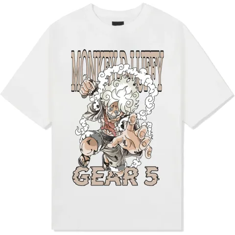 Áo thun form rộng One Piece Luffy Wanted siêu đẹp | Áo Luffy truy nã chất cotton giá rẻ