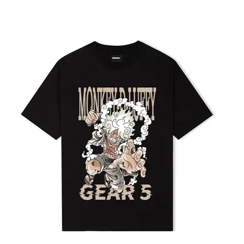 Áo thun form rộng One Piece Luffy Wanted siêu đẹp | Áo Luffy truy nã chất cotton giá rẻ