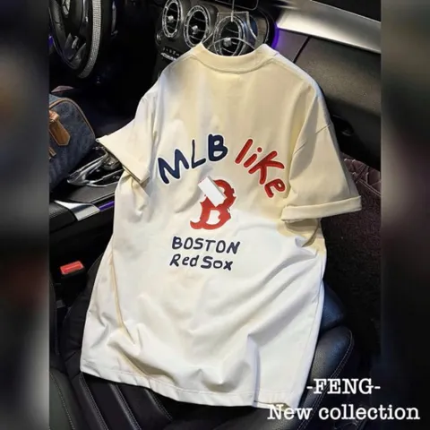 Áo thun form rộng Unisex LIKE Boston_Vải cotton cao cấp 260gsm ,   nam nữ hình in sắc nét