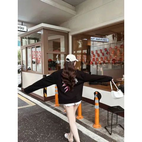Áo  tay dài  Star  kim tuyến , áo phông  unisex nam nữ  nam nữ chất thun cotton  mềm  thích hợp Thu đông