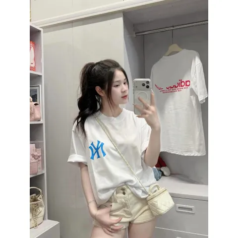 Áo thun form rộng YN Yankess Baseball Xanh New 2026 Unisex Nam Nữ  Chất Vải 260gsm