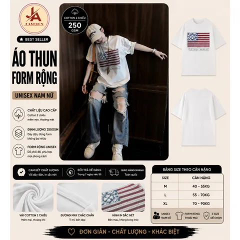 Áo thun  form rộng Nam Nữ Ch-rome Hớt Cực Xinh Chất Cotton  cao cấp Mềm Mịn