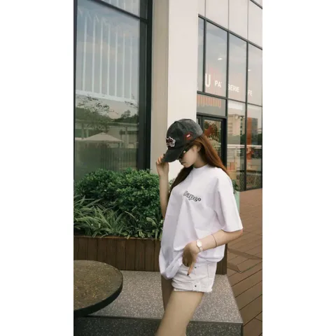 Áo thun form rộng Tổng Hợp Mẫu Athing Bappe Hottrend  Chất Cotton - Áo Phông Unisex Đầy Đủ Tem Tag