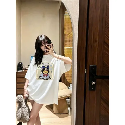 Áo Thun Unisex  Mèo Hoạt Hình Rawnagger Vintage Cotton Mềm Tay Lỡ Oversize Hot Trend