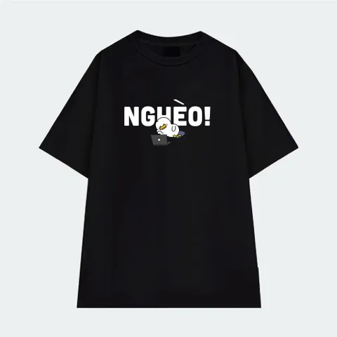 Áo Thun  form rộng  nam nữ unisex  In Chữ MỆT  Cotton Cao Cấp Mềm Mịn Thoáng Mát Không Xù