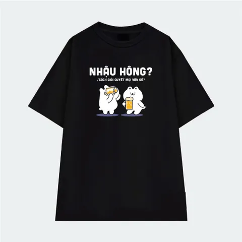 Áo Thun  form rộng  nam nữ unisex  In Chữ MỆT  Cotton Cao Cấp Mềm Mịn Thoáng Mát Không Xù
