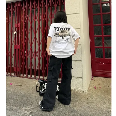 Áo thun form rộng nam nữ in xe Porsche 911 form rộng hottrend dân boy phố gơn phố chất cotton mịn cao cấp