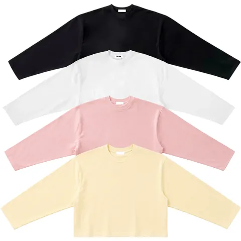 Áo thun   tay dài BOXY form rộng nam nữ  cá tính BASIC trơn nam nữ  unisex   chất cotton 2 chiều cao cấp