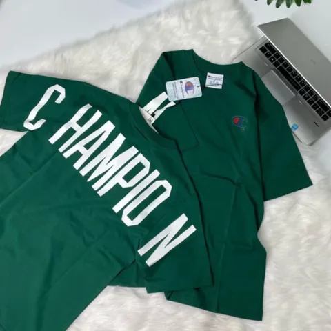 Áo thun form rộng CHAMPION Full Lưng Nam Nữ  Chất Vải Cotton cao cấp Co Giãn Thoáng Mát