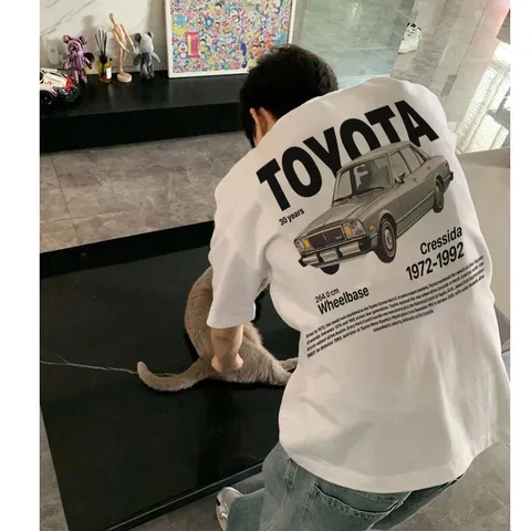 Áo thun form rộng nam nữ in xe Porsche 911 form rộng hottrend dân boy phố gơn phố chất cotton mịn cao cấp