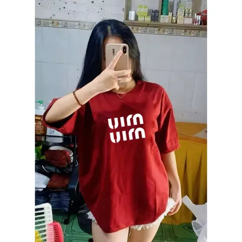 Áo thun form rộng quà tặng ngẫu nhiên  cotton cao cấp