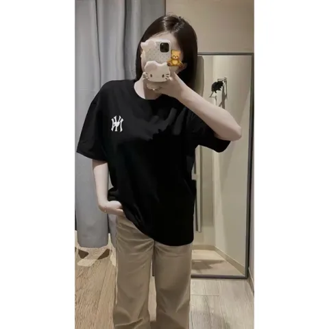 Áo thun form rộng tay lỡ MLB Wonderful  Dáng Hàn Quốc chất liệu cotton định lượng 260gms, Áo Phông Unisex Hot trend