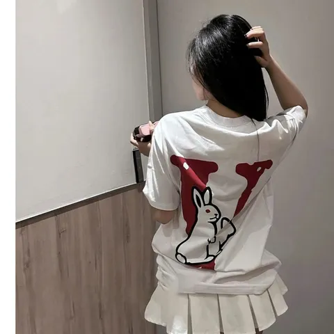 Áo thun form rộng lỡ tay VLONE RABBIT Full Tag Universe Hàng Cao Cấp Form Unisex 100% Cotton co dãn 2 chiều from rộng