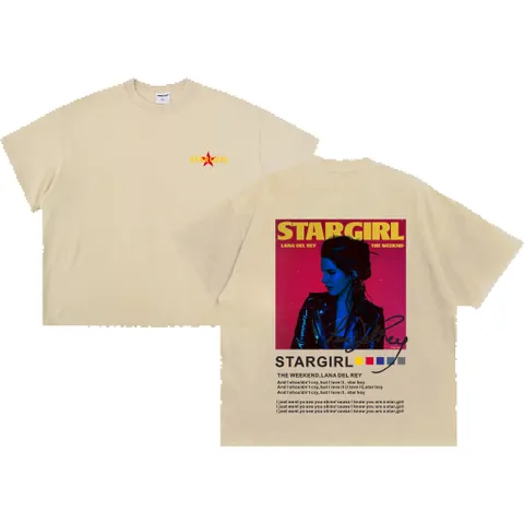 Áo thun form rộng boxy Nam Nữ, Áo Phông Unisex In Hình STARBOY/STARGIRL 100% Cotton 2C Thoáng Mát