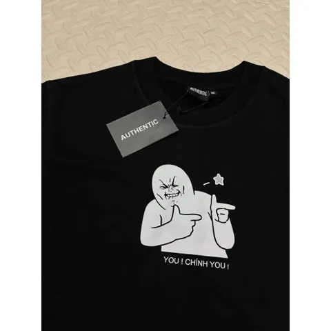 Áo thun form rộng Unisex  tay lỡ  TREND  hài hước chất cotton cao cấp ĐL 250gsm