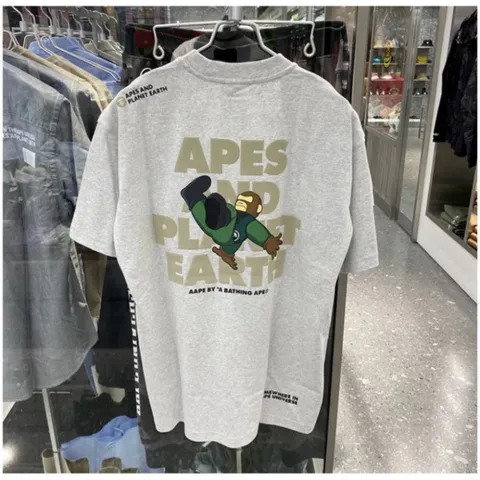 Áo thun form rộng Bape A Bathing Ape 039 - Hàng Cao Cấp Unisex Chất 100% Cotton  Hot Trend 2026