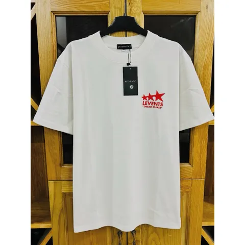 Áo Thun form rộng Unisex Nam/Nữ LEVENTS in hình Chất Liệu Cotton 2CTay Ngắn,  260g In Hình Cao cấp