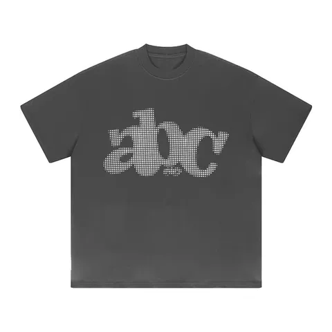 Áo thun form rộng nam nữ ABC chất Cotton 2C cao cấp dày mềm mịn định lượng 250gsm