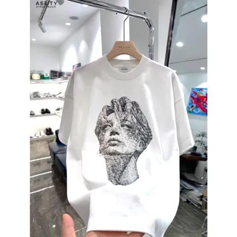 Áo thun form rộngn form rộng chân dung SADBOY unisex dành cho nam nữ chất liệu cotton siêu cấp 100% mát mềm