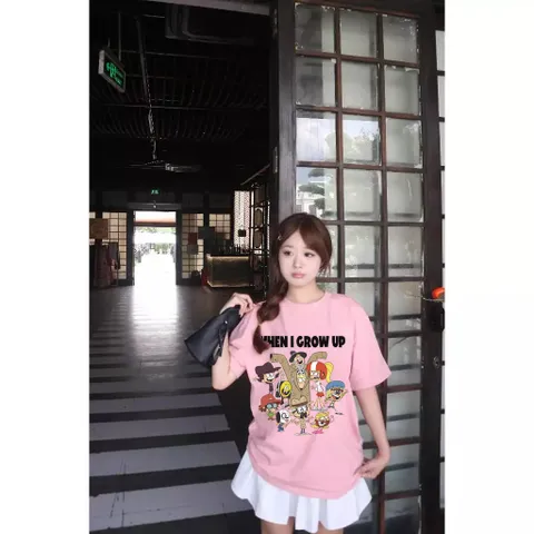 Áo thun form rộng  unisex TEE CARTOON COTTON 2C ĐỊNH LƯỢNG 260GSM  Chất Cotton Mềm Mịn Thoáng Mát hottrend 2025