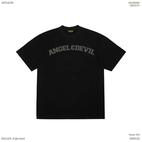 Áo thun form rộng ANGLE DEVIL2  Ver2  unisex nam nữ
