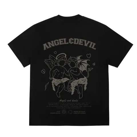 Áo thun form rộng ANGLE DEVIL2  Ver2  unisex nam nữ