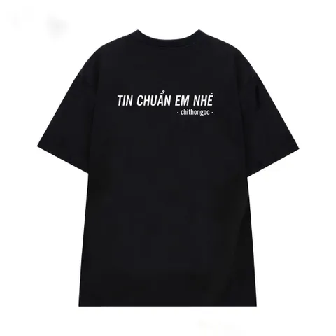 Áo thun form rộng nam nữ unisex TIN CHUẨN CHƯA  ANH ,Từ Điển Comment Thỏ Ngọc  cotton   HOTTREND