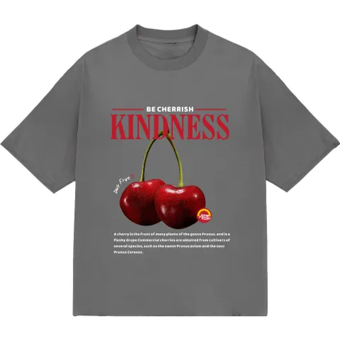 Áo thun form rộng  Local Brand  Bộ Sưu Tập Trái Cây CHERRY T-shirt  Unisex chất cotton cao cấp đl 250gsm