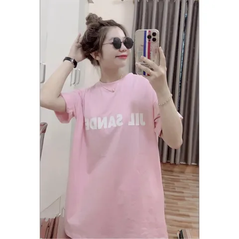 Áo thun form rộng nam nữ  JIL SANDER chất cotton 100% cao cấp 3 màu HOTTREND, áo phông cặp đôi couple