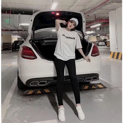 Áo thun form rộng nam nữ  JIL SANDER chất cotton 100% cao cấp 3 màu HOTTREND, áo phông cặp đôi couple