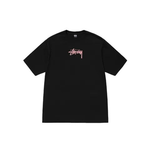 Áo thun form rộng STU.SSY hoa vòng tròn nam nữ  tay lỡ unisex chất cotton 2 chiều cao cấp đl 250gsm