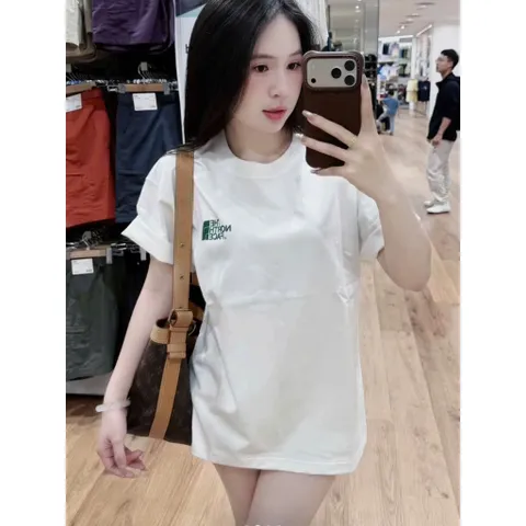 Áo thun form rộng Cotton  nam nữ Cao Cấp đl 260gsmin chữ  Never Stop Exploring –  Unisex hottrend 2026