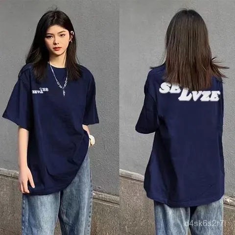 Áo thun form rộng   SELVZE cotton mới phong cách Hàn Quốc 2026