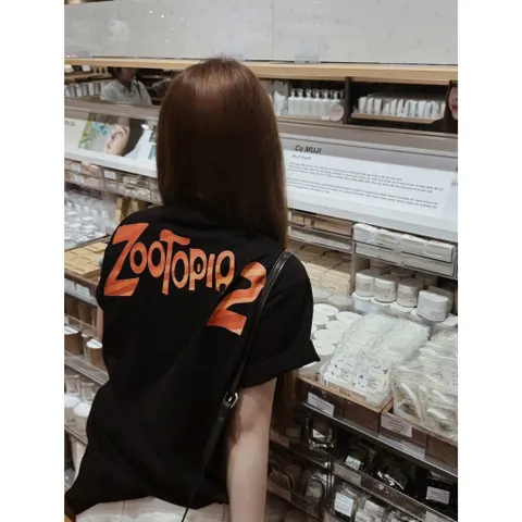 Áo thun form rộng   Zootopia 2  Unisex  cotton cao cấp đl 250gsm mềm hút mồ hôi