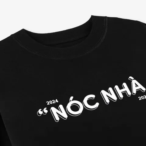 Áo đôi nam nữ unisex Trụ Cột Nóc Nhà  2025 , đồ đôi nam nữ tay lỡ  vải cotton