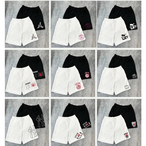 Quần Short Thun nỉ  dày dặn in LOGO Street Style  unisex Nam, Nữ - Đùi Thể Thao, Gym đi chơi