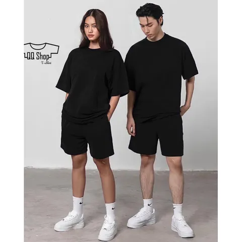 Quần Short Thun nỉ  dày dặn in LOGO Street Style  unisex Nam, Nữ - Đùi Thể Thao, Gym đi chơi